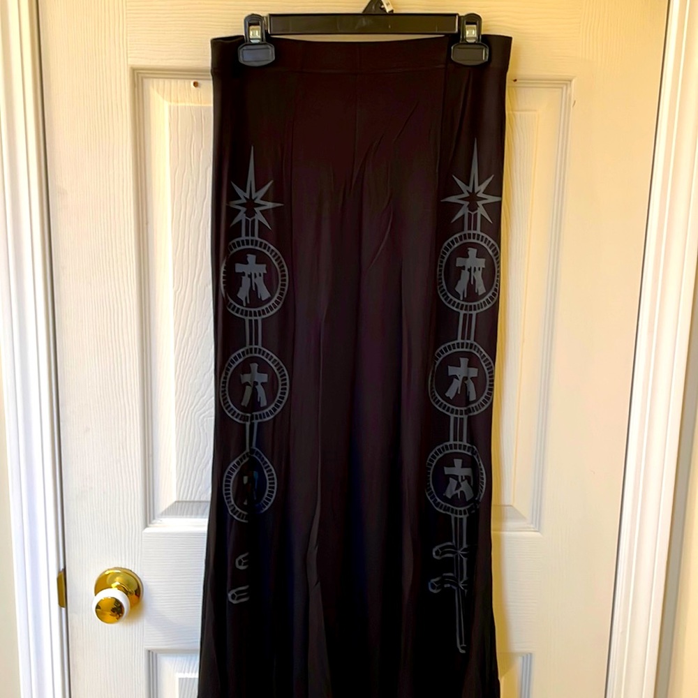 Killstar Asymmetrical Maxi Skirt